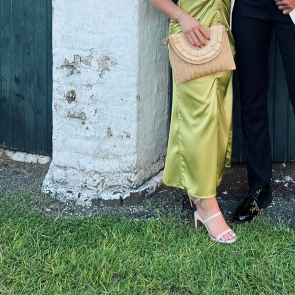 Straw Beach Purse Summer Clutch Crossbody Handbag Shoulder Bag Travel Wallet - Picture 7 of 8